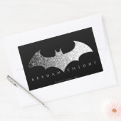 Batman Arkham Knight Pixel Logo 長方形シール (封筒)