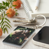 Batman Bane Bat Swarm Illustration キーホルダー (正面右)