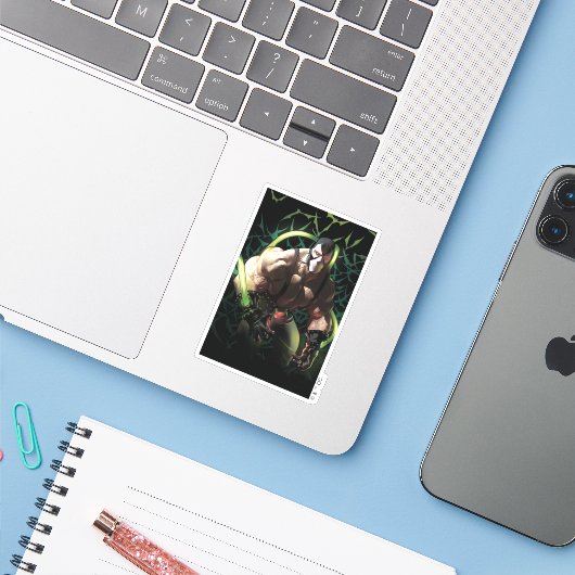 Batman Bane Bat Swarm Illustration シール (ノートパソコンとiPhone)