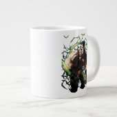 Batman Bane Bat Swarm Illustration ジャンボコーヒーマグカップ (正面右)