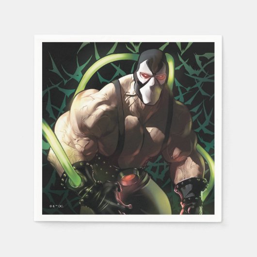 Batman Bane Bat Swarm Illustration スタンダードカクテルナプキン (正面)