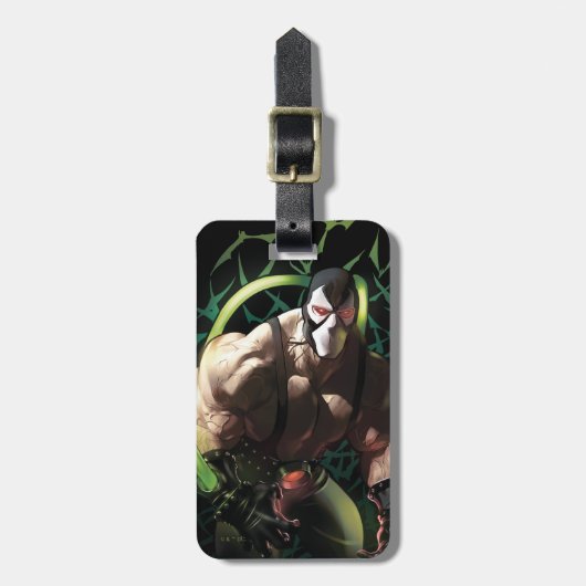 Batman Bane Bat Swarm Illustration ラゲッジタグ (正面縦)