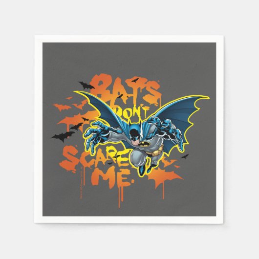 Batman | Bats Don't Scare Me スタンダードカクテルナプキン (正面)