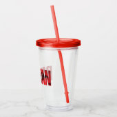 Batman & Catwomanロゴ アクリルタンブラー (左)