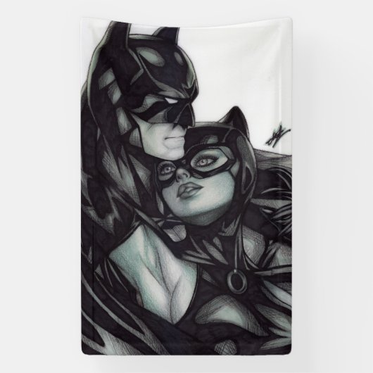 Batman & Catwoman ~ Bruce wayne & Selina Kyle 横断幕 (縦)