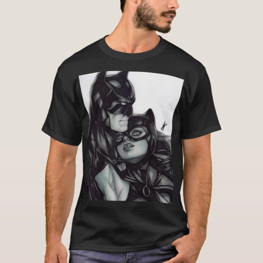 Batman & Catwoman ~ Bruce wayne & Selina Kyle Tシャツ (正面)