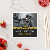 Batman | Chalkboard Happy Birthday スタンダードカクテルナプキン (インサイチュ)