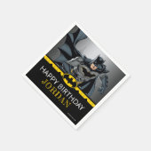 Batman | Chalkboard Happy Birthday スタンダードカクテルナプキン (角)