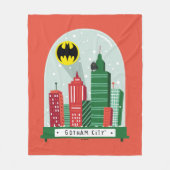 Batman Gotham City™ Snow Globe Graphic フリースブランケット (正面)