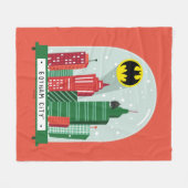 Batman Gotham City™ Snow Globe Graphic フリースブランケット (正面(横))
