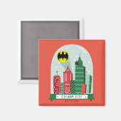 Batman Gotham City™ Snow Globe Graphic マグネット (正面/裏面)