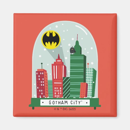 Batman Gotham City™ Snow Globe Graphic マグネット (正面)