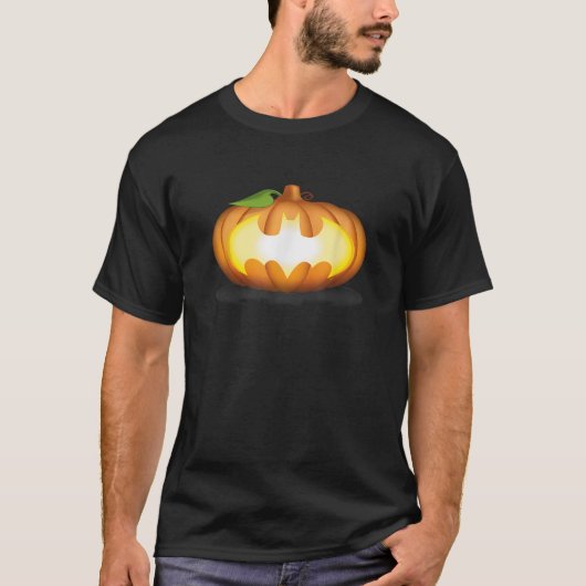 Batman Halloween Pumpkin Logo   Tシャツ (正面)