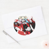 Batman | Harley Quinn Hearts & Diamonds Splatter ラウンドシール (封筒)