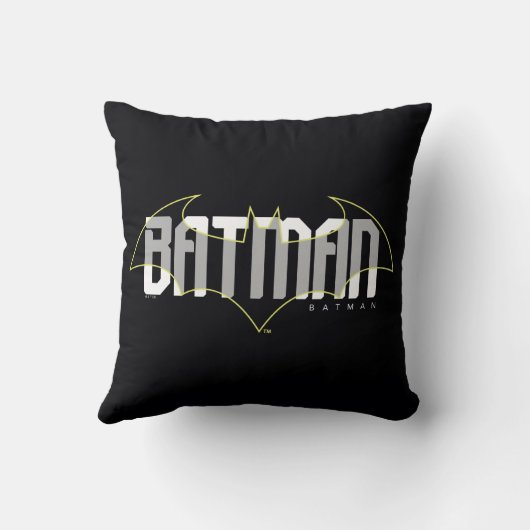 Batman High Tech Nameグラフィック クッション (裏面)