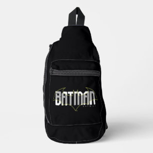 Batman High Tech Nameグラフィック スリングバッグ