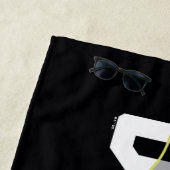 Batman High Tech Nameグラフィック ビーチタオル (インサイチュ)