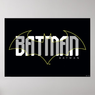 Batman High Tech Nameグラフィック ポスター