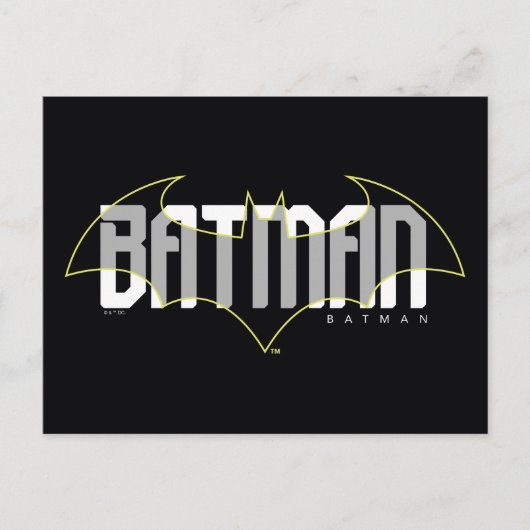 Batman High Tech Nameグラフィック ポストカード (正面)