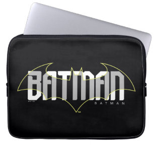 Batman High Tech Nameグラフィック ラップトップスリーブ
