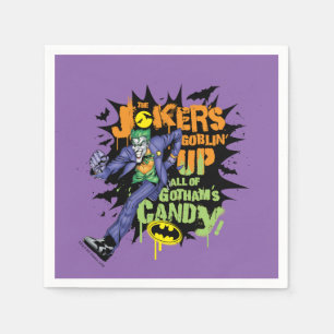 Batman Joker's Goblin' Up All of Gotham's Candy スタンダードカクテルナプキン