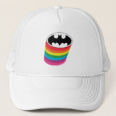 Batman Layered Rainbowロゴ キャップ (正面)