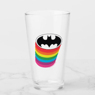 Batman Layered Rainbowロゴ タンブラーグラス