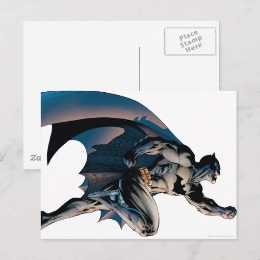 Batman Leaping Side View ポストカード (正面/裏面)
