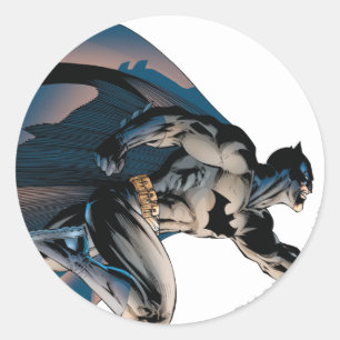 Batman Leaping Side View ラウンドシール
