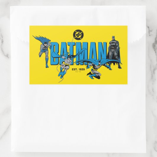 Batman Legends Forever Graphic 長方形シール (バッグ)