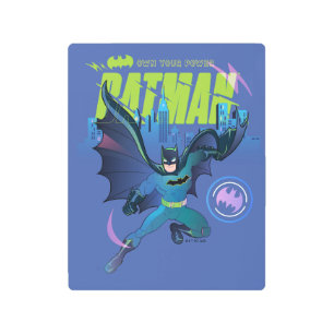 Batman "Own Your Power" City Graphic メタルプリント