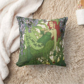 Batman Rebirth Poison Ivy Cover Illustration クッション (ブランケット)