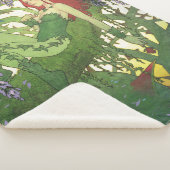 Batman Rebirth Poison Ivy Cover Illustration シェルパブランケット (3/4)