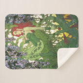 Batman Rebirth Poison Ivy Cover Illustration シェルパブランケット (正面(横))