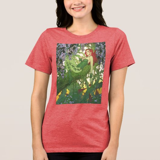 Batman Rebirth Poison Ivy Cover Illustration トライブレンドＴシャツ (正面)