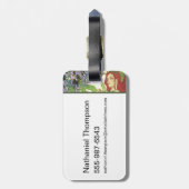 Batman Rebirth Poison Ivy Cover Illustration ラゲッジタグ (裏面縦)