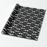 Batman Symbol | Grainy Logo ラッピングペーパー<br><div class="desc">Wrap your birthday gift in style with this classic comic inspired wrapping paper,  designed exclusively by DC Comics. Batman's iconic yellow bat symbol shines against a cool,  black background. This vintage nod to the Dark Knight will delight kids,  comic book fans and lovers of superheroes worldwide!</div>