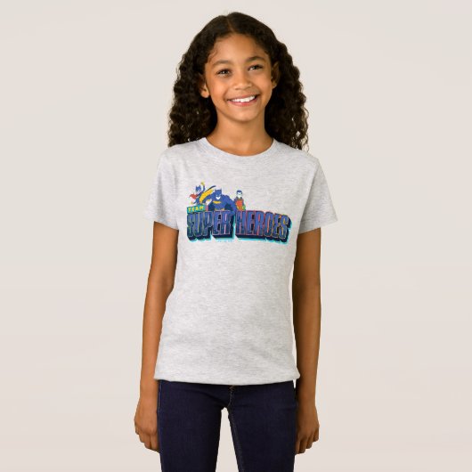 Batman | Team Super Heroes Tシャツ (正面フル)