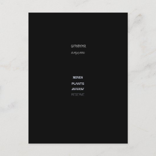 BATMAN VARはがきこ荷車を引くき ポストカード (正面)