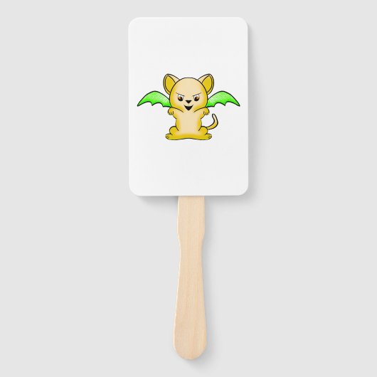 Batmouse. Funny mouse with bat wings. Halloween. ハンドファン (正面)