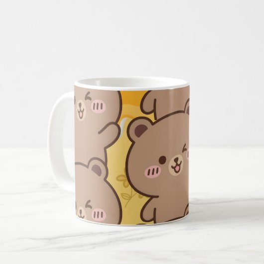 "Bato Bato" Honey Bear  コーヒーマグカップ (正面左)