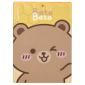 "Bato Bato" Honey Bear Spiral  クリップボード (裏面)