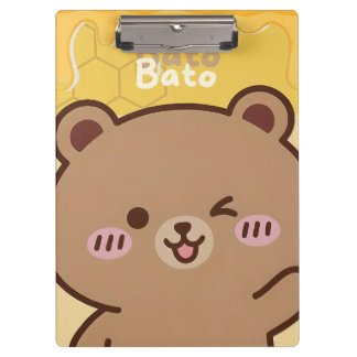 "Bato Bato" Honey Bear Spiral  クリップボード