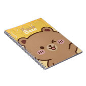 "Bato Bato" Honey Bear Spiral Notebook  ノートブック (右側)