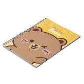 "Bato Bato" Honey Bear Spiral Notebook  ノートブック (左側)