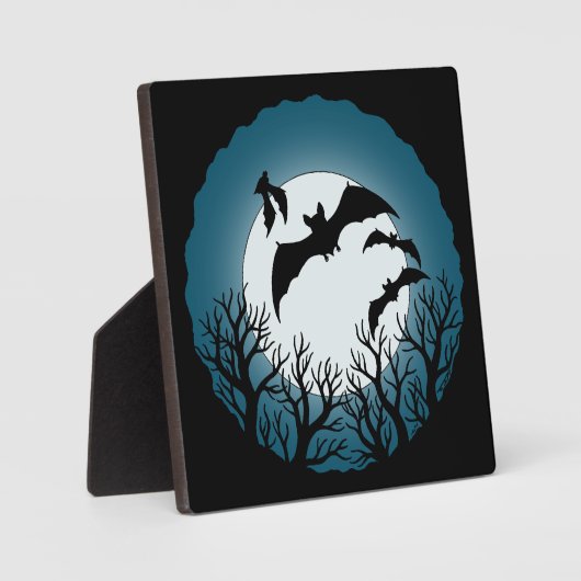 Bats and Trees Against the Moon フォトプラーク (正面)