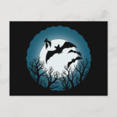 Bats and Trees Against the Moon ポストカード (正面)