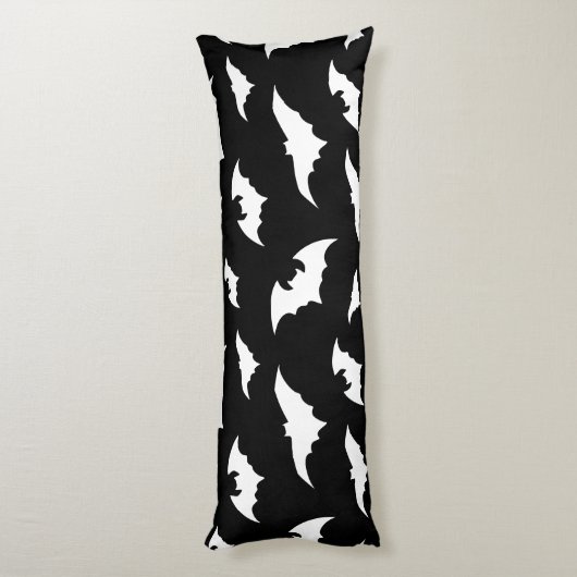 Bats Everywhere Spooky Halloween Decor  ボディピロー (裏面 (縦))