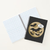 Bats Having Party on Full Moon ノートブック (内部)