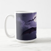Bats on a Haunted Night コーヒーマグカップ (左)
